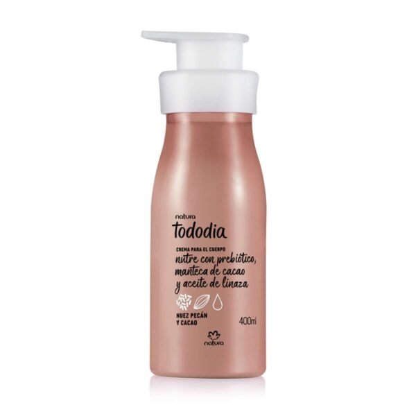 Crema Nutritiva Corporal Tododia Nuez Pecán y Cacao