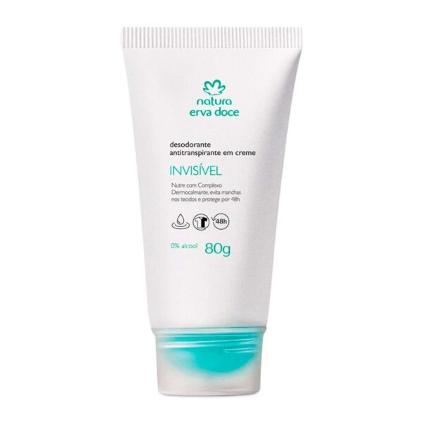 Desodorante Antitraspirante Invisible En Crema Erva Doce