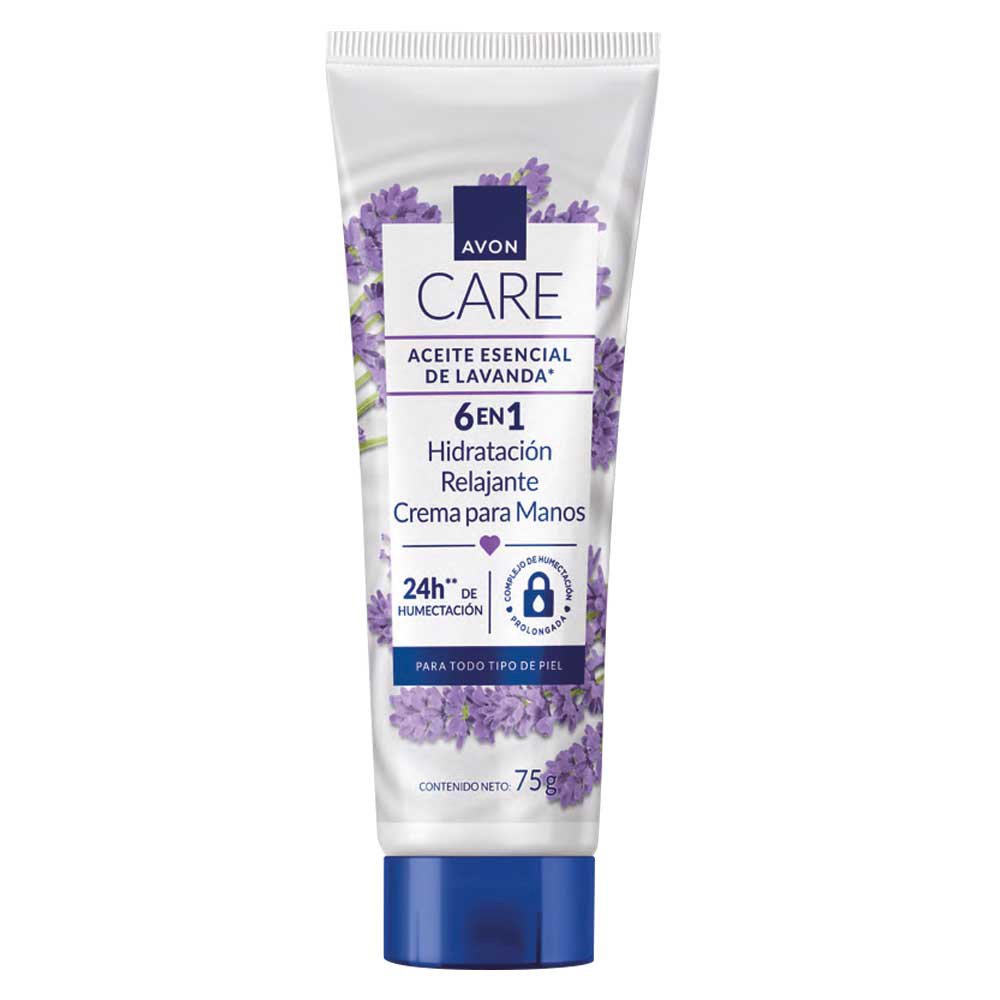 Crema Para Manos Hidratación Relajante Lavanda Avon Care 75g