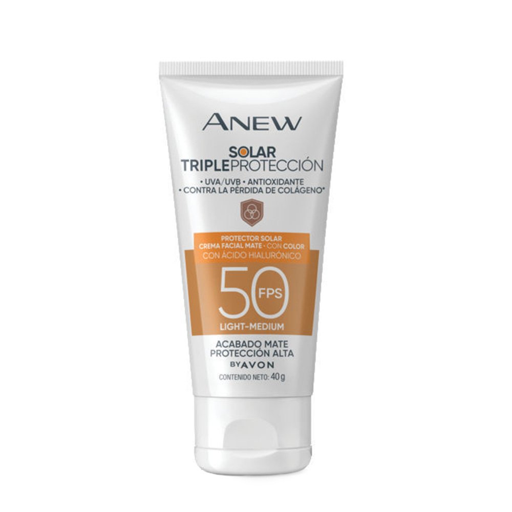 Protector Solar Triple Protección FPS 50 Anew Medio Claro