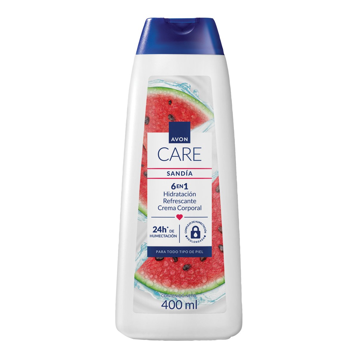 Crema Corporal Hidratación Refrescante Sandia Avon Care 400 ml