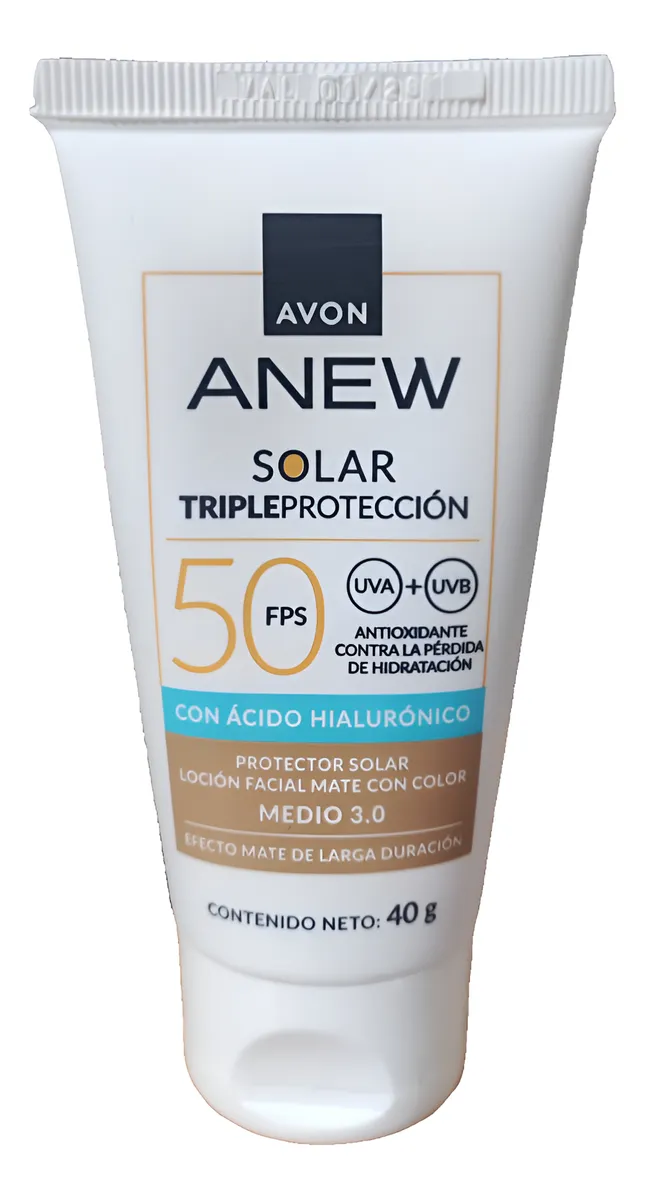Protector Solar Triple Protección FPS 50 Anew Medio Claro - Imagen 2