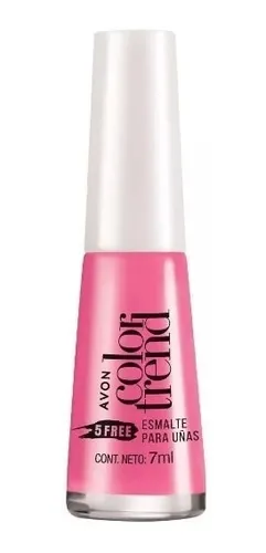 Esmalte Para Uñas Color Trend Rosa Punch Brillo 7ml
