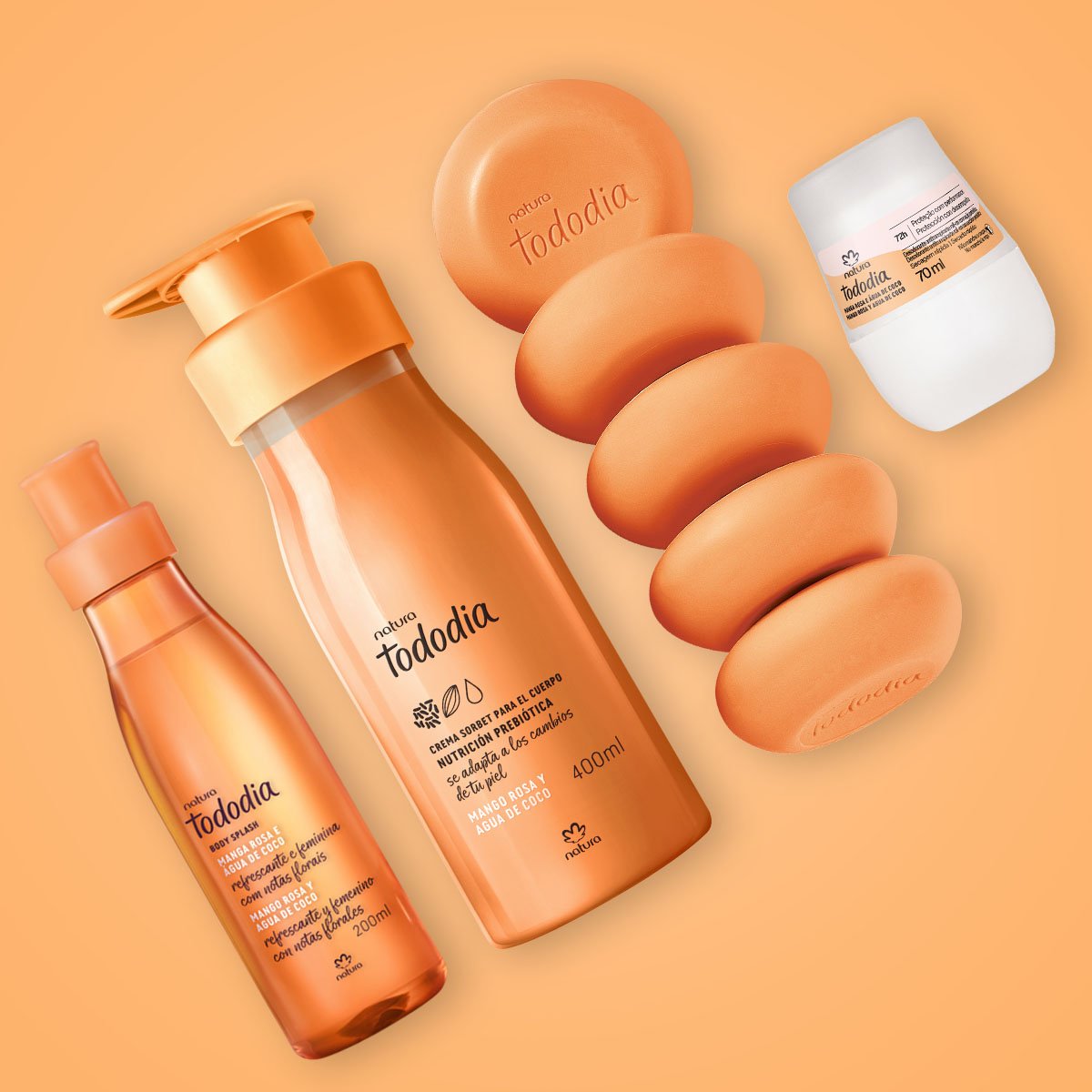 Kit Tododia Mango Rosa y Agua de Coco Rutina Corporal Completa - Imagen 2