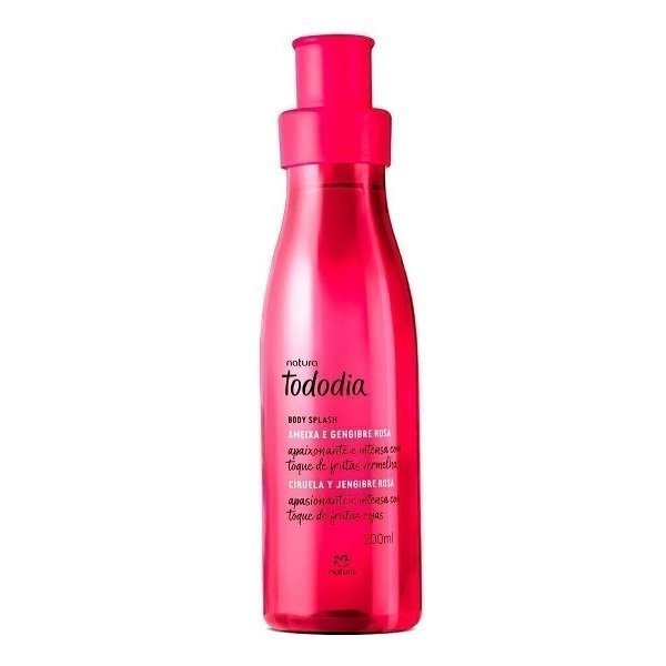 Body Splash Ciruela Y Jengibre Rosa Tododia Natura 200ml