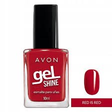 Esmalte Para Uñas Avon Gel Shine Tono Red Is Red