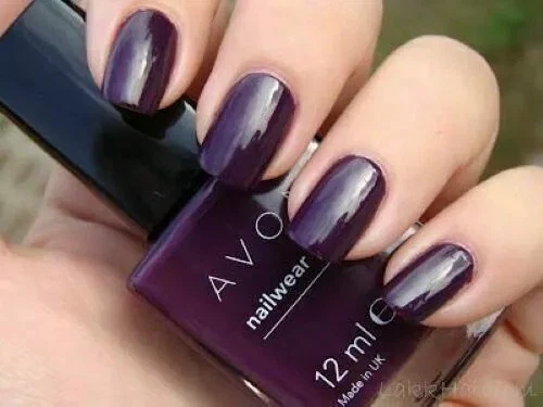 Esmalte Para Uñas Avon True Tono Midnight Plum - Imagen 2
