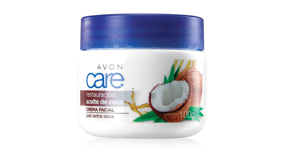 Crema Facial Hidratante Con Aceite De Coco Avon Care 100g - Imagen 2