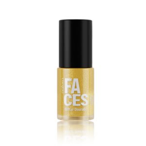 Esmalte Glitter Faces 6 ml - Glitter Dorado