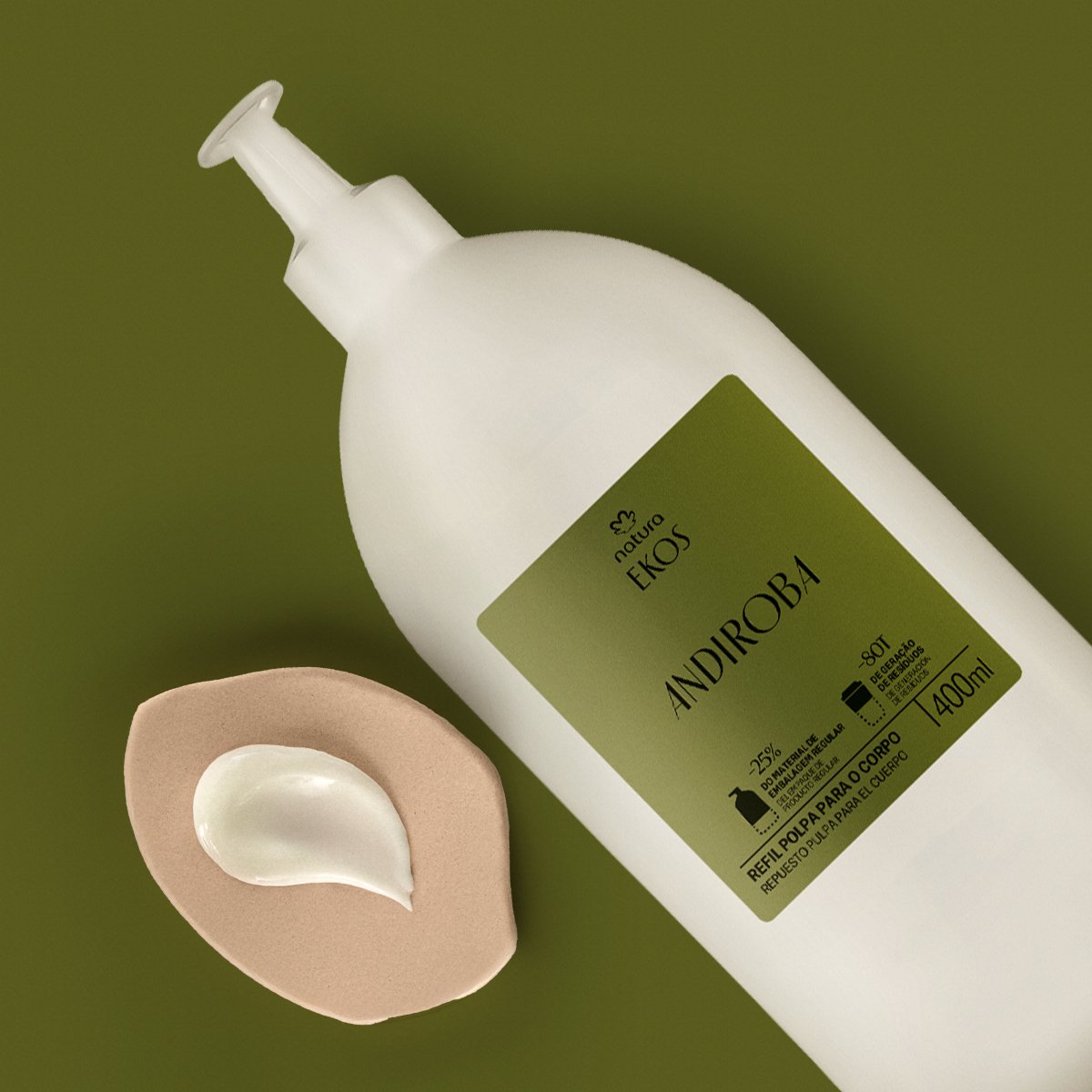 Repuesto Crema Hidratante Corporal Ekos Andiroba 400 ml - Imagen 3