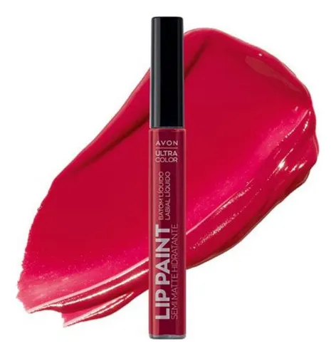 Labial Líquido Lip Paint Ultra Color Tono Glam Red